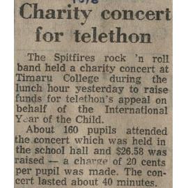 Charity concert for telethon