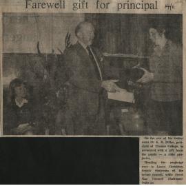 Farewell gift for principal