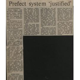 Prefect system 'justified'
