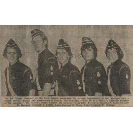 1st Timaru Company of the Boys Brigade celebrates fortieth anniversary