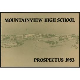 Mountainview High School prospectus 1983