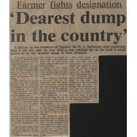 Farmer fights designation: 'Dearest dump in the country'