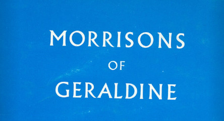 Image from cover of "Morrisons of Geraldine 1867-1967" by Barbara Harper