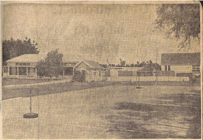 image of Arowhenua School in 1977.  Image from The Timaru Herald 09 Nov 1977.