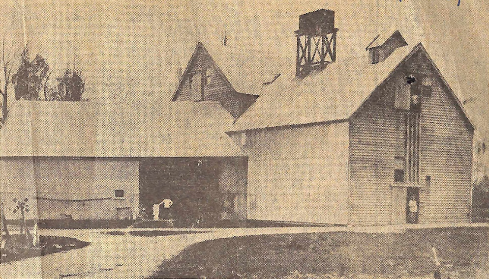Image of the original flour mill as published in The Timaru Herald 24 Feb 1979.