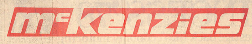 Heading from a McKenzies advertisement from The Timaru Herald 24 Jun 1978.