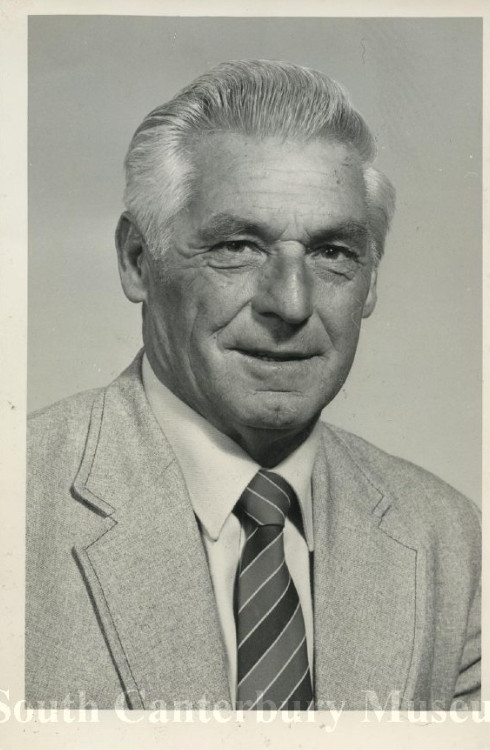 Archie Houstoun, Strathallan County Council.

Image courtesy of the South Canterbury Museum, item 2012/186.4587. Please contact the museum for more information
