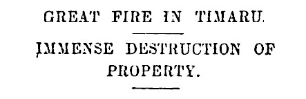 Headline is from The Timaru Herald, 9 DECEMBER 1868, PAGE 2.